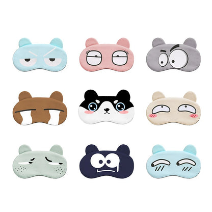 New Cartoon Sleep Mask Eye Cover Sleeping Mask For Women Men Interesting Antifaz Concise Night Masks Stylish Blindfold